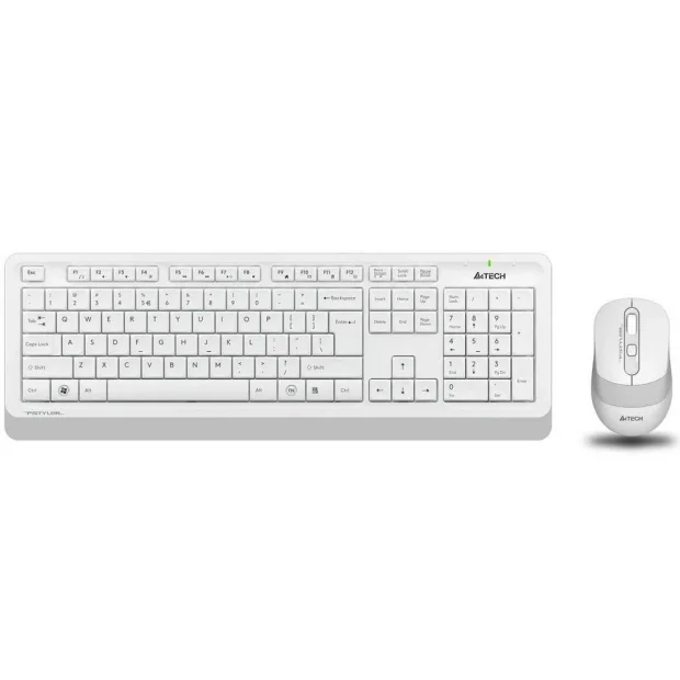 Комплект клавиатура + мышь A4Tech Fstyler FG1010 (белый/серый)